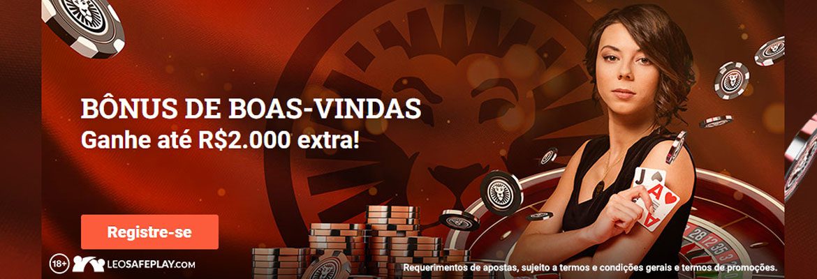 Bônus de boas-vindas LeoVegas Casino