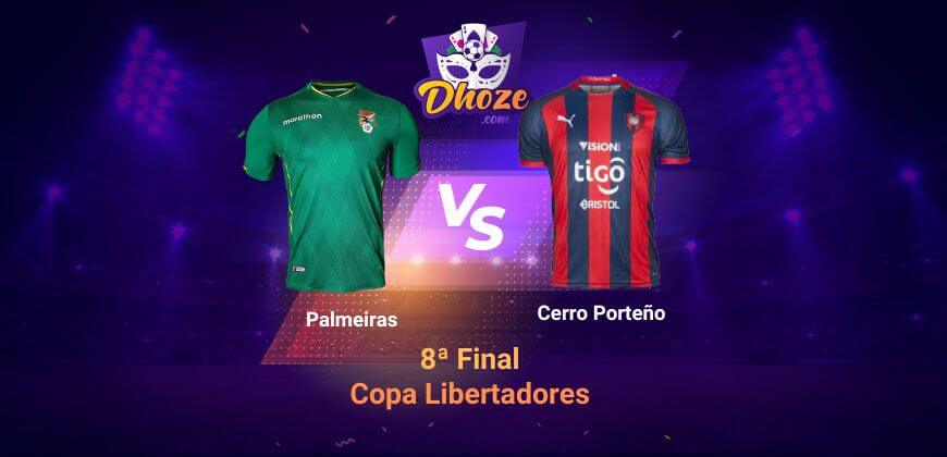 Previsão Palmeiras x Cerro Porteño (8ª Final – Copa Libertadores – 6 julho)