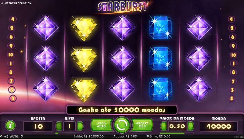Maquina Caça-níquel online Starburst