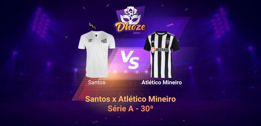 Betano Brasil: Previsão Santos x Atlético Mineiro (Série A – 30ª rodada)